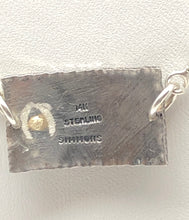 Load image into Gallery viewer, Redesigned Necklace &amp; Bracelet Set 14K and Sterling Zebra Print
