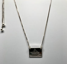 Load image into Gallery viewer, Redesigned Sterling Silver Necklace w/Sailing Ship Motif (Phoenician Trading Ship)
