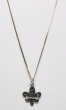 Load image into Gallery viewer, Fabulous Find Lori Boon Sterling Silver Fleur de Lys Necklace
