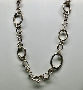 Fabulous Find Sterling Necklace Signed Michael Dawkins