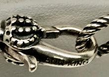 Load image into Gallery viewer, Fabulous Find Cross Charm Bracelet Sterling with 18K Accents signed Ann King
