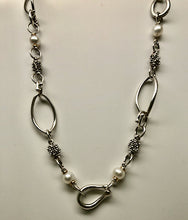 Load image into Gallery viewer, Fabulous Find Necklace Sterling and 14K  with pearls by Michael Dawkins
