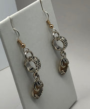 Load image into Gallery viewer, Redesigned Sterling Silver Dangle Earrings w/Agates
